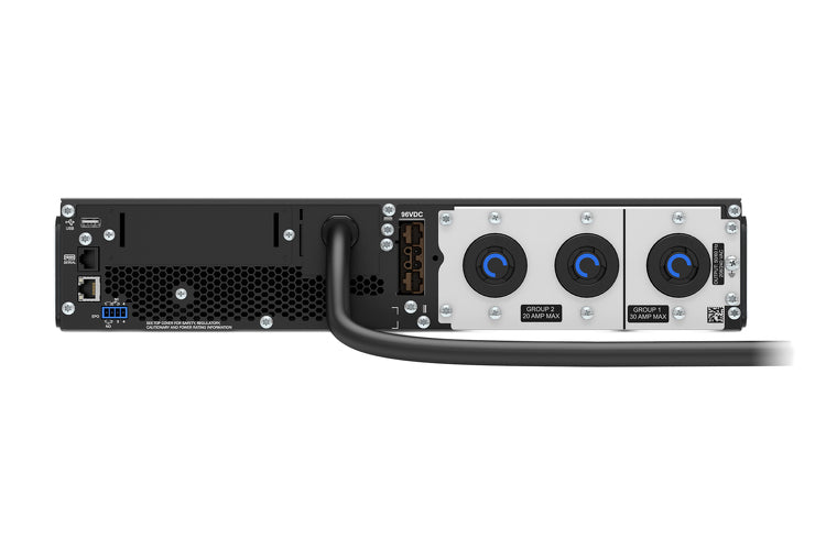 APC SRT3000RMXLT uninterruptible power supply (UPS) Double-conversion (Online) 3 kVA 2700 W 3 AC outlet(s)