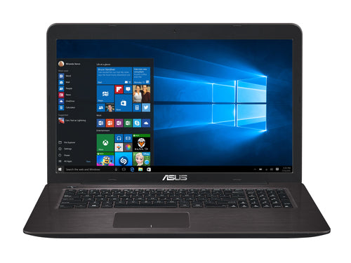 ASUS K756UA-Q32-CB laptop Intel® Core™ i3 i3-7100U 43.9 cm (17.3") Full HD 8 GB DDR3L-SDRAM 1 TB HDD Wi-Fi 4 (802.11n) Windows 10 Home Brown