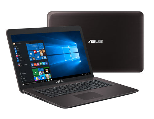 ASUS K756UA-Q32-CB laptop Intel® Core™ i3 i3-7100U 43.9 cm (17.3") Full HD 8 GB DDR3L-SDRAM 1 TB HDD Wi-Fi 4 (802.11n) Windows 10 Home Brown