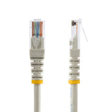 StarTech.com Cat5e Patch Cable with Molded RJ45 Connectors - 15 ft. - Gray