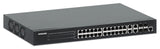 Intellinet 24-Port Gigabit Ethernet PoE+ Web-Managed Switch with 4 Gigabit Combo Base-T/SFP Ports, IEEE 802.3at/af Power over Ethernet (PoE+/PoE) Compliant, 370 W, Endspan, 19" Rackmount