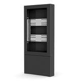 Chief ImpactTM Floor Standing Kiosk - Portrait 55" Black