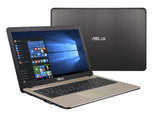 ASUS X540MA-QC1-CB laptop Intel® Celeron® N4000 39.6 cm (15.6") HD 4 GB LPDDR4-SDRAM 1 TB HDD Wi-Fi 5 (802.11ac) Windows 10 Home Black, Chocolate