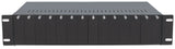 Intellinet 14-Slot Media Converter Chassis, Includes redundant power supply, 19" rackmountable, 2U