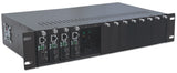 Intellinet 14-Slot Media Converter Chassis, Includes redundant power supply, 19" rackmountable, 2U