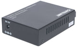Intellinet Gigabit Ethernet Single Mode Media Converter, 10/100/1000Base-T to 1000Base-Lx (SC) Single-Mode, 20km