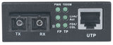 Intellinet Gigabit Ethernet Single Mode Media Converter, 10/100/1000Base-T to 1000Base-Lx (SC) Single-Mode, 20km