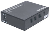 Intellinet Gigabit Ethernet to SFP Media Converter, 10/100/1000Base-Tx to SFP slot, empty