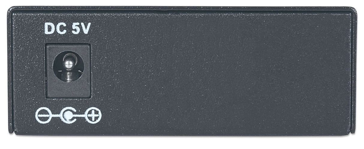 Intellinet Fast Ethernet Single Mode Media Converter, 10/100Base-Tx to 100Base-Fx (SC) Single-Mode, 20km