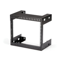 StarTech.com 2-Post 8U Heavy-Duty Wall-Mount Network Rack, 19" Open Frame Server Rack, 12" Deep, Wall Mount Data Rack for IT / AV / Patch Panel / Computer Equipment