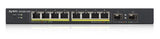 Zyxel GS1900-10HP network switch Managed L2 Gigabit Ethernet (10/100/1000) Power over Ethernet (PoE) Black