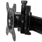 StarTech.com Dual-Monitor Stand - Horizontal - Black - For up to 24" (17.6lb/8kg) Displays