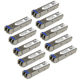 StarTech.com 10 Pack Cisco GLC-LH-SM Compatible SFP Module (10 Pack) - 1000BASE-LX/LH - 1GbE Single Mode Fiber SMF Optic Transceiver - 1GE Gigabit Ethernet SFP - LC 10km - 1310nm - DDM Cisco Firepower, ASR920, IE2000