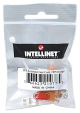 Intellinet Keystone Jack, Cat6, UTP, Punch-down, Orange