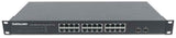 Intellinet 24-Port Gigabit Ethernet Switch with 2 SFP Ports, 24 x 10/100/1000 Mbps RJ45 Ports + 2 x SFP, IEEE 802.3az (Energy Efficient Ethernet), 19" Rackmount, Metal