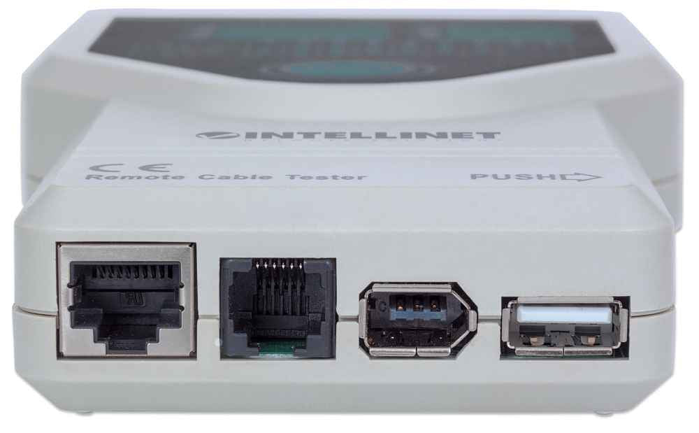 Intellinet 5-in-1 Cable Tester, Tests 5 Commonly Used Network RJ45 and Computer Cables