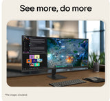LG 34U601B-B computer monitor 86.4 cm (34") 3440 x 1440 pixels Dual WQHD LCD Black