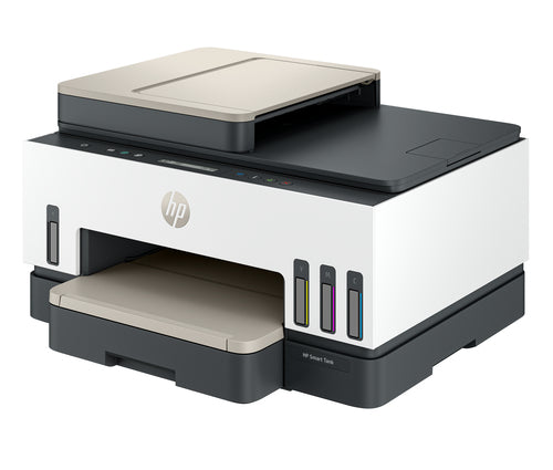 HP Smart Tank 7303 Wireless All-in-One Color Printer, Up to 2 Years of ink included; Two-sided printing; Copier, Scanner