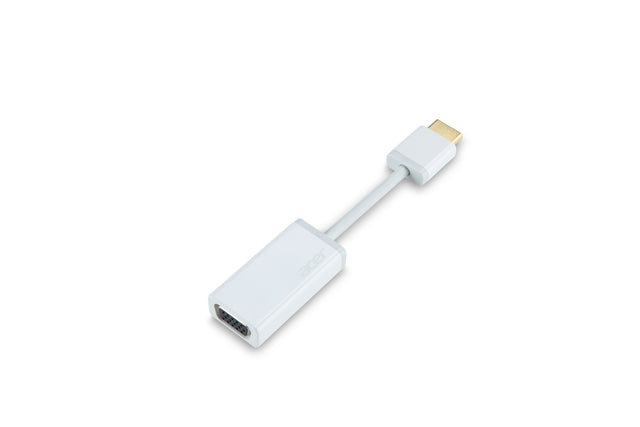 Acer NP.CAB1A.001 video cable adapter 0.15 m VGA (D-Sub) HDMI Type A (Standard) White