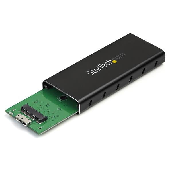 StarTech.com M.2 SSD Enclosure for M.2 SATA SSDs - USB 3.1 (10Gbps) with USB-C Cable - TAA
