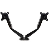 StarTech.com Desk Mount Dual Monitor Arm with USB & Audio, Desk Clamp VESA Mount for up to 32" (17.6lb/8kg) Displays, Ergonomic Full Motion Dual Monitor Arm - Black