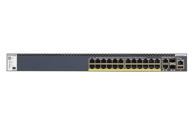NETGEAR GSM4328PA Managed L2/L3/L4 10G Ethernet (100/1000/10000) Power over Ethernet (PoE) 1U Black