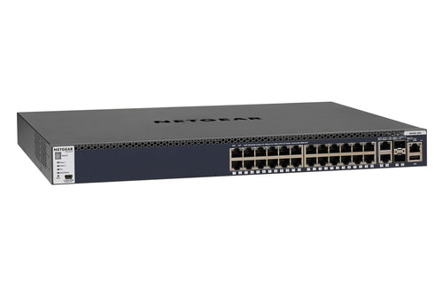 NETGEAR M4300-28G Managed L3 Gigabit Ethernet (10/100/1000) 1U Black
