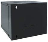 Intellinet 19" Network Cabinet - Wall Mount (Double Section Hinged Swing Out), 12U, 600mm Deep, Black, Flatpack, Max 30kg, Swings out for access to back of cabinet when installed on wall, Rack, Usable Depth 385mm, Parts for wall installation not...