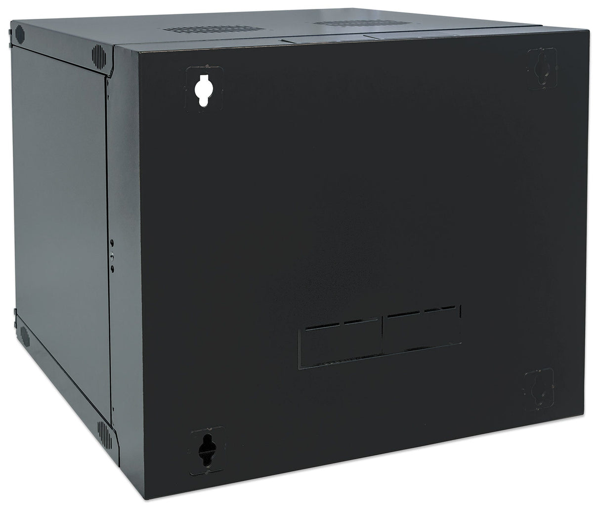 Intellinet 19" Network Cabinet - Wall Mount (Double Section Hinged Swing Out), 15U, 600mm Deep, Black, Flatpack, Max 30kg, Swings out for access to back of cabinet when installed on wall, Rack, Usable Depth 385mm, Parts for wall installation not...