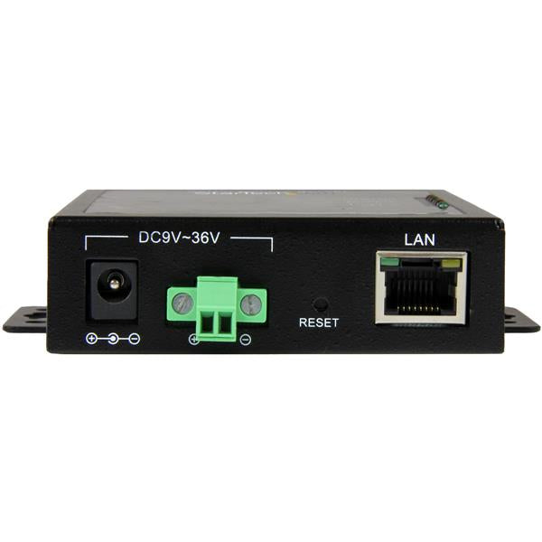 StarTech.com 2-Port Serial-to-IP Ethernet Device Server - RS232 - Metal and Mountable - TAA
