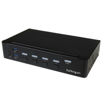 StarTech.com 4-Port DisplayPort KVM Switch - USB 3.0 - 4K 30Hz - TAA