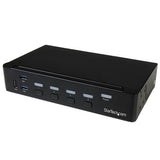 StarTech.com 4-Port DisplayPort KVM Switch - USB 3.0 - 4K 30Hz - TAA