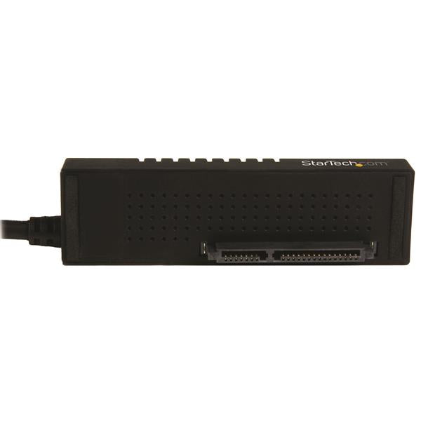 StarTech.com SATA to USB Cable, USB 10Gbps to 2.5in and 3.5in SATA I II III Hard Drive Adapter, External Converter for SSD or HDD Data Transfer