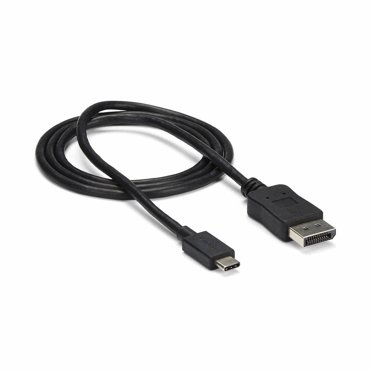 StarTech.com 3.3ft (1m) USB C to DisplayPort 1.2 Cable 4K 60Hz - USB-C to DisplayPort Adapter Cable - HBR2 - USB Type-C DP Alt Mode to DP Monitor Video Cable - Works with Thunderbolt - Black