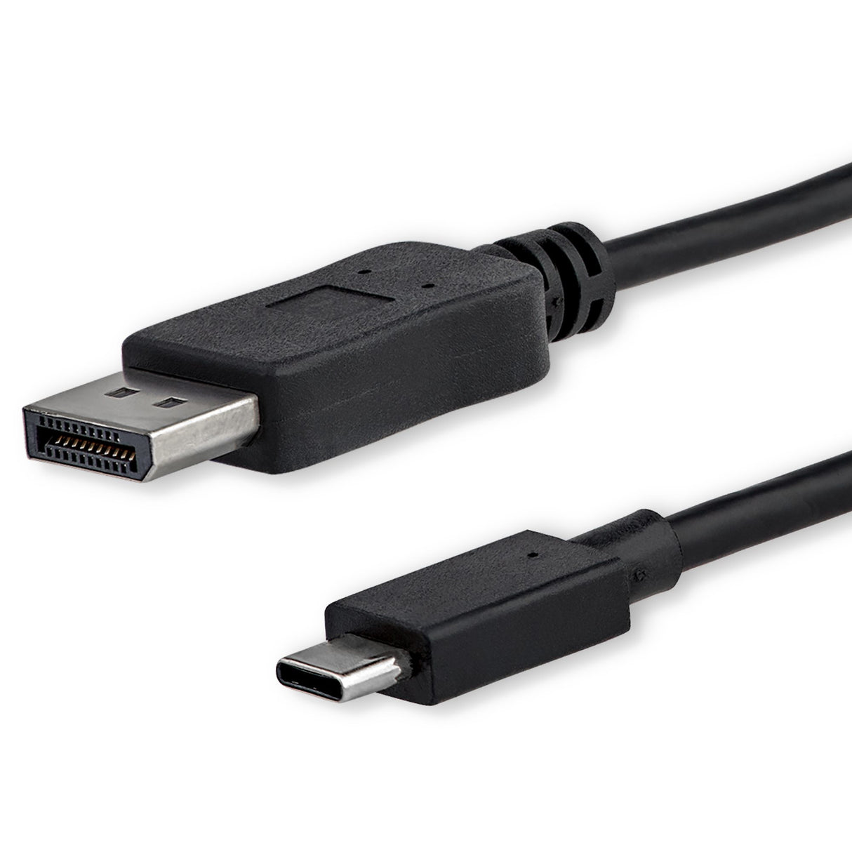 StarTech.com 3.3ft (1m) USB C to DisplayPort 1.2 Cable 4K 60Hz - USB-C to DisplayPort Adapter Cable - HBR2 - USB Type-C DP Alt Mode to DP Monitor Video Cable - Works with Thunderbolt - Black