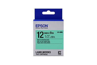 Epson LabelWorks Pearlized LK self-adhesive label Blue, Green, Grey