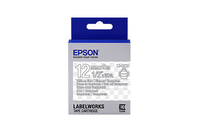 Epson LabelWorks Clear LK self-adhesive label Blue, Grey, White
