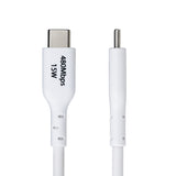 StarTech.com 6ft (1.8m) USB-A to USB-C Charging Cable, Charge & Sync, 3A, USB 2.0, TPE Jacket - White USB Charging Cord