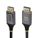StarTech.com 2m DisplayPort 2.1 Cable, VESA Certified DP80 DisplayPort Cable, Uncompressed 10K/8K 60Hz, 16K 60Hz/8K 240Hz w/DSC 1.2a, DP 2.1 Monitor Cord