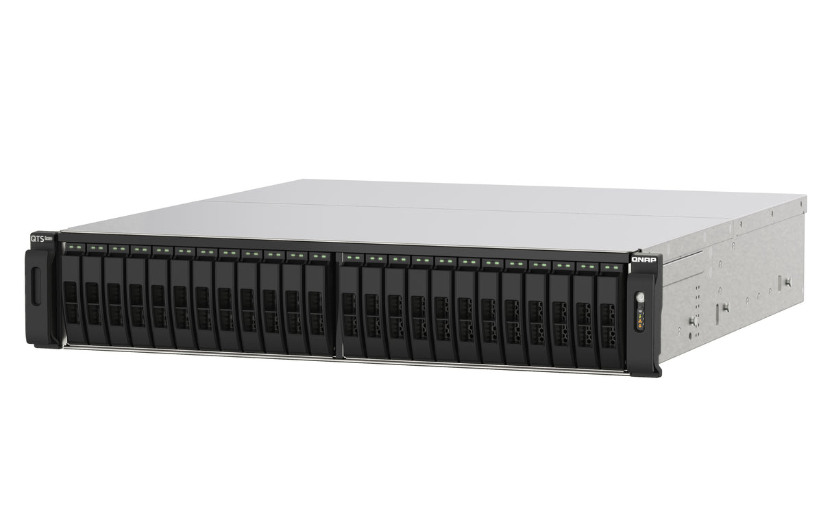 QNAP TS-h2490FU NAS Rack (2U) EPYC 7232P 64 GB DDR4 0 TB QuTS hero Black, Grey