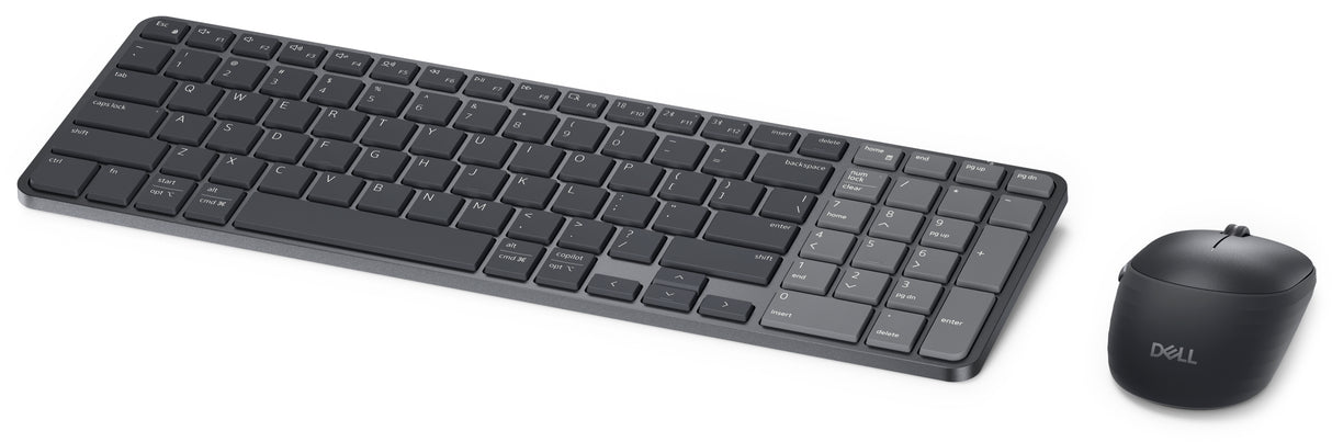 DELL Pro 7 KM746 keyboard Mouse included Universal RF Wireless + Bluetooth Latin American Spanish Graphite