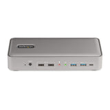 StarTech.com Dual-Laptop USB-C KVM Docking Station, Dual Monitor 4K 60Hz DisplayPort Dock, 5-Port USB Hub, GbE, 90W/45W Power Delivery to Two Laptops, Windows/Mac, 2-Host KVM Dock - TAA