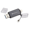 Verbatim iStore 'n' Go USB flash drive 32 GB USB Type-A / Lightning 3.2 Gen 1 (3.1 Gen 1) Grey