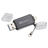 Verbatim iStore 'n' Go USB flash drive 32 GB USB Type-A / Lightning 3.2 Gen 1 (3.1 Gen 1) Grey