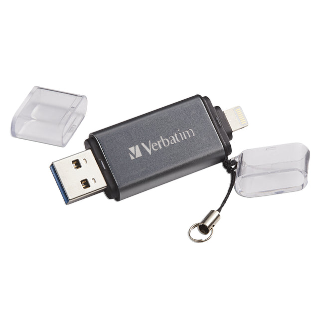 Verbatim iStore 'n' Go USB flash drive 32 GB USB Type-A / Lightning 3.2 Gen 1 (3.1 Gen 1) Grey