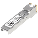 Intellinet Transceiver Module Optical, Gigabit RJ45 Copper SFP, 1000Base-T (RJ45) port, 100m, MSA Compliant, Equivalent to Cisco GLC-T, Ethernet, Fiber/Fibre, Three Year Warranty