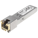 Intellinet Transceiver Module Optical, Gigabit RJ45 Copper SFP, 1000Base-T (RJ45) port, 100m, MSA Compliant, Equivalent to Cisco GLC-T, Ethernet, Fiber/Fibre, Three Year Warranty