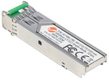 Intellinet Transceiver Module Optical, Gigabit Fiber WDM Bi-Directional SFP, 1000Base-Lx (LC) Single-Mode Port, 10km, Wavelengths: receive (RX) 1310nm and transmit (TX) 1550nm, WDM (Rx1310/Tx1550), MSA Compliant, Equivalent to Cisco GLC-BX-D...