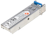 Intellinet Transceiver Module Optical, Gigabit Fiber WDM Bi-Directional SFP, 1000Base-Lx (LC) Single-Mode Port, 10km, Wavelengths: receive (RX) 1550nm and transmit (TX) 1310nm, WDM (Rx1550/Tx1310), MSA Compliant, Equivalent to Cisco GLC-BX-U...
