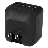 StarTech.com 4-Port USB Wall Charger - International Travel - 34W/6.8A - Black